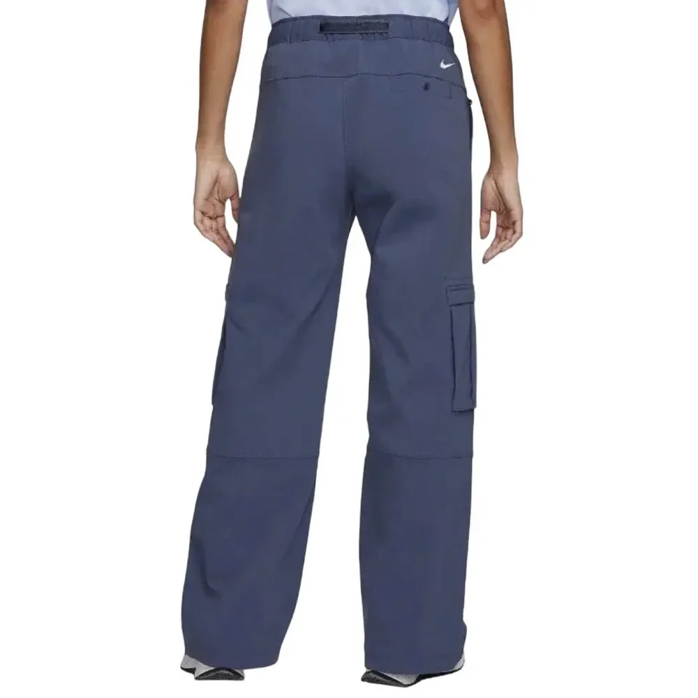 Nike ACG Loose Fit Mid Rise Full Length Cargo Pants Women's Large Blue NWT